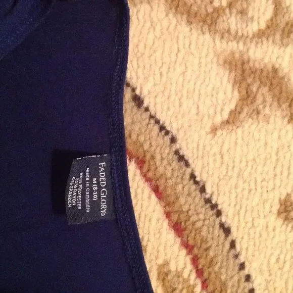 Sleeveless dress in navy in size medium - Picture 7 of 8